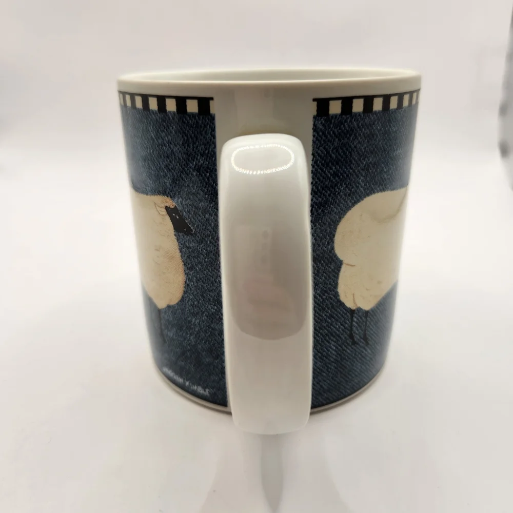 Sakura Brandon House by Warren Kimble Barnyard Animals Sheep Coffee Mug - Picture 3 of 8